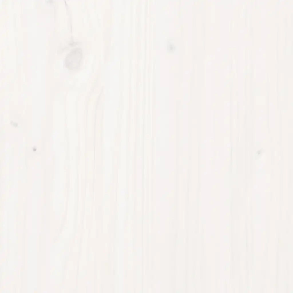 Portabottiglie Bianco 55,5x34x61 cm in Legno Massello di Pino CFW3108131