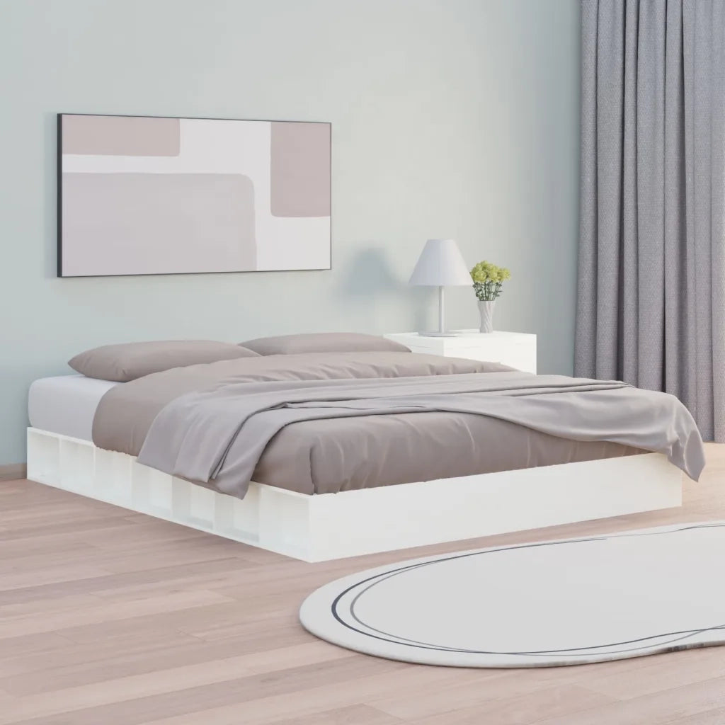 Giroletto Bianco 140x200 cm in Legno Massello 820677