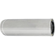 TUBO ACCIAIO INOX 316L DOPPIA PARETE MT 0.50- D. Int. 80 - D. Est. 130- DK- pezzi 1