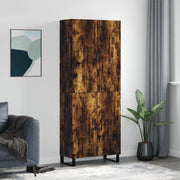 Credenza Rovere Fumo  69,5x34x180 cm in Legno Multistratocod mxl 101780