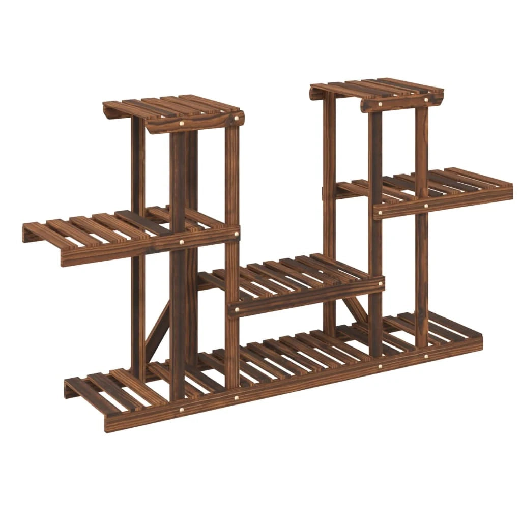 Portafiori/armadietto per piante 110 x 25 x 73 cm legno massello di abete marrone 02_0045199