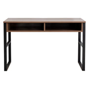 Samo, Scrivania 3 Ripiani, 120x60x75h cm Marrone Noce