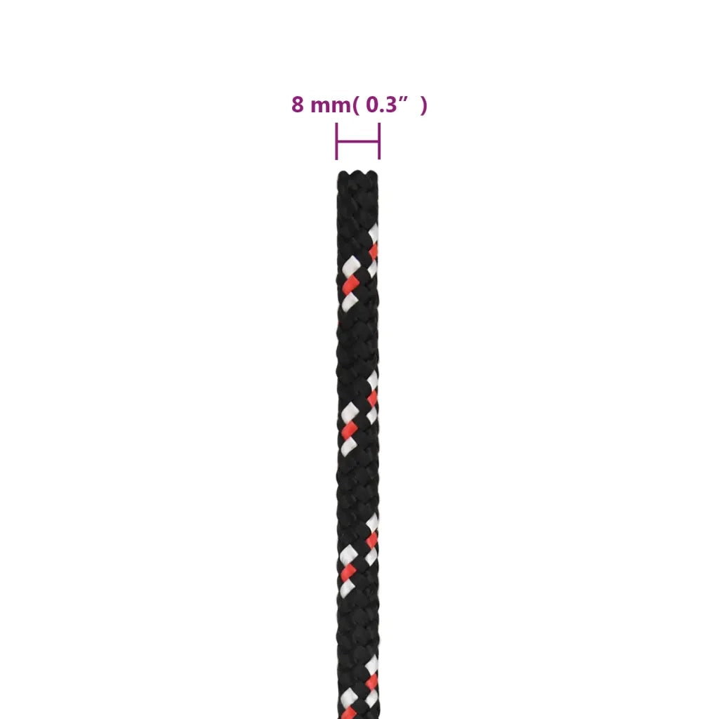 Corda per barca Nera 8 mm 50 m in Polipropilene 152343