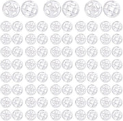 Set di viti trasparenti 12 mm - 120 pezzi - Viti invisibili per cucire - Accessori per il fai da te - Viti per abbigliamento