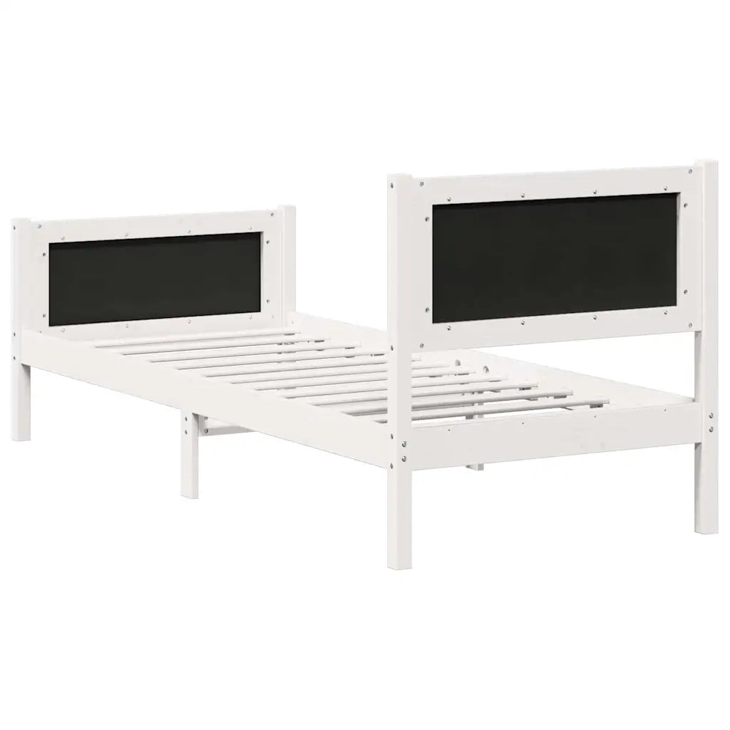 Struttura del letto Grigio chiaro 80 x 200 cm Pino massello 878433