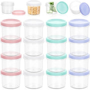 Contenitori a chiusura ermetica alimentari - 16 pezzi - 4 colori - 300 ml