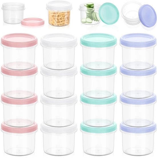 Contenitori a chiusura ermetica alimentari - 16 pezzi - 4 colori - 300 ml