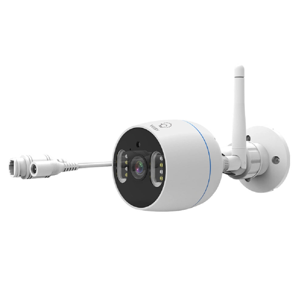 Trade Shop - Kit Di 6 Telecamere Di Videosorveglianza Ip Wifi 1080p Ip66 Con Nvr Tv-6125he 8+6 -