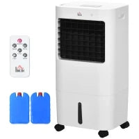 Ventilaore Portatile Mobile 3 in 1 con Oscillazione, 3 Velocità, Telecomando, Timer 8H, Bianco