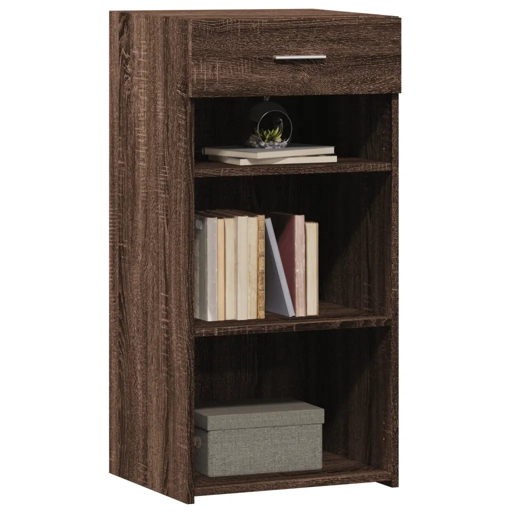 Credenza-Buffet-Armadio da cucina Rovere Marrone 45x42,5x93 cm in Legno Multistrato