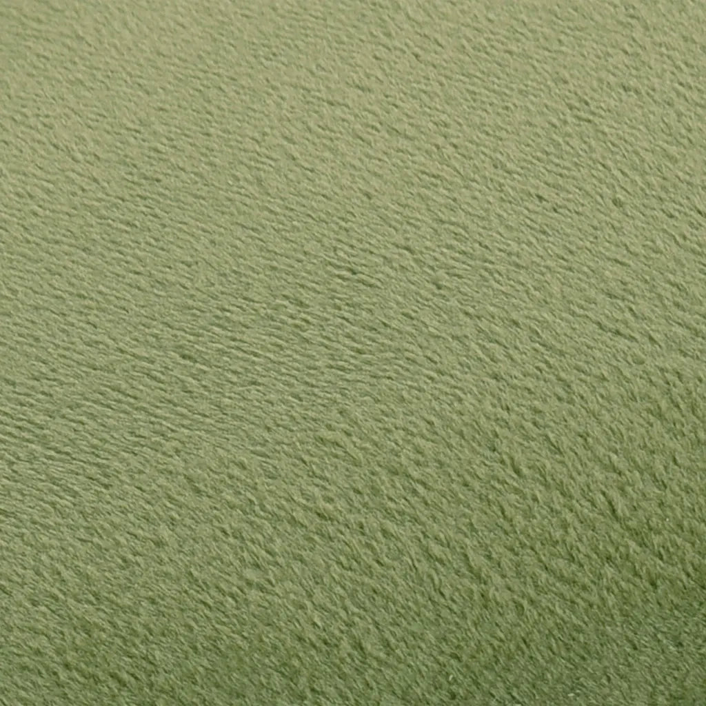 Sgabello Verde Senape e Oro in Velluto