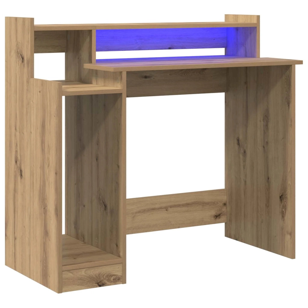 Scrivania | Tavolo da Ufficio Rovere artigianale 97 x 45 x 90 cm Legno multistrato