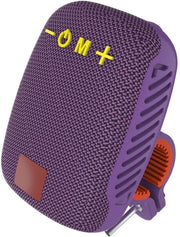 Altoparlante per bicicletta acqua resistente IPX5 - ricaricabile via USB - radio FM - slot per scheda di memoria - funzione di accoppiamento