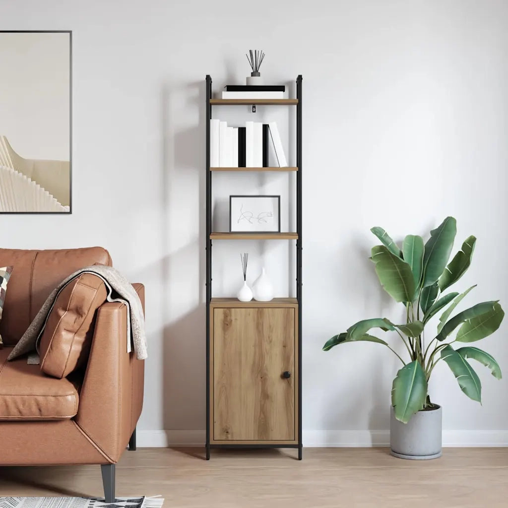 Armadio per Libri Rovere artigianale 40 x 24 x 161 cm 883855