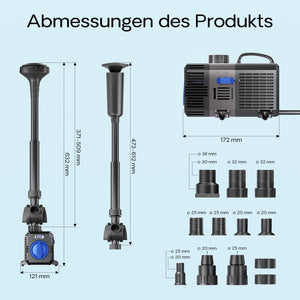 CTP-2803 SuperECO Pompa fontana 3000l/h 10W Laghetto Stagno