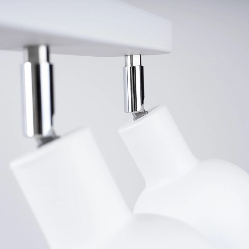 Spot soffitto triplo minimal bianco 3xE27 Pure Lume