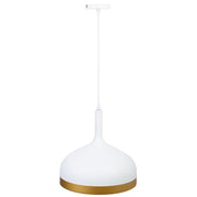 Plafoniera in metallo bianco 30x30x35h