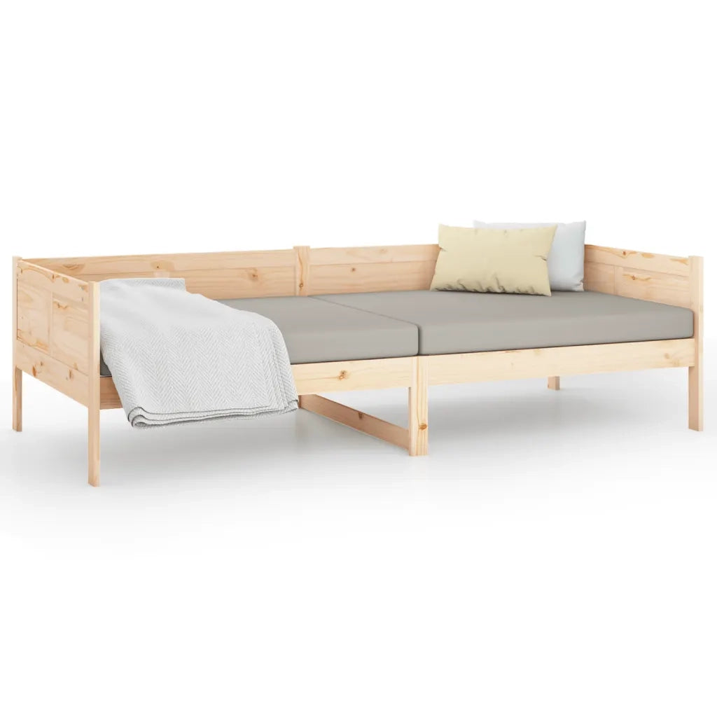 Letto singolo | Letto per adulti | Dormeuse in Legno Massello di Pino 80x200 cm