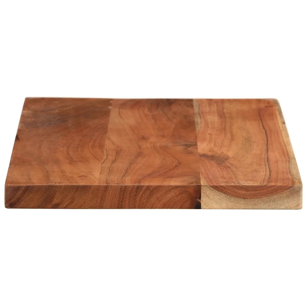 Piano Tavolo 40x30x3,8 cm Rettangolare Legno Massello Acacia 370955