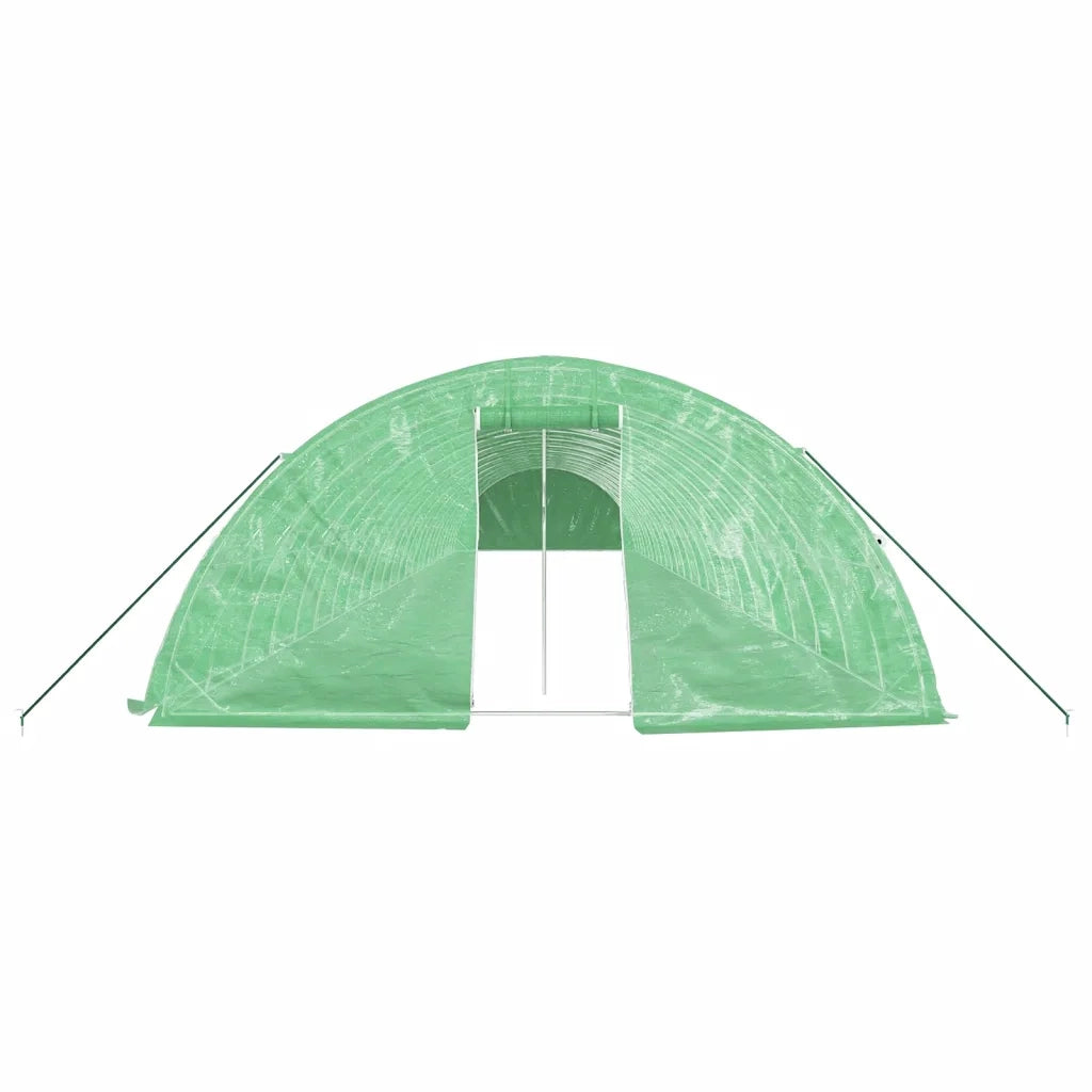 Serra con Telaio in Acciaio Verde 120 m² 24x5x2,3 m 3188093