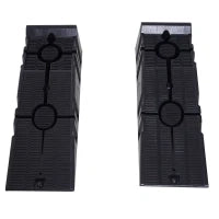 DURHAND Set 2 Rampe per Auto in Plastica con Carico Massimo 5 Tonnellate, 91x30x21 cm, Nero