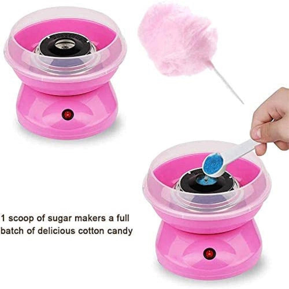 Trade Shop - Macchina Per Zucchero Filato Cotton Candy Maker Fai Da Te Caramelle Marshmallow -