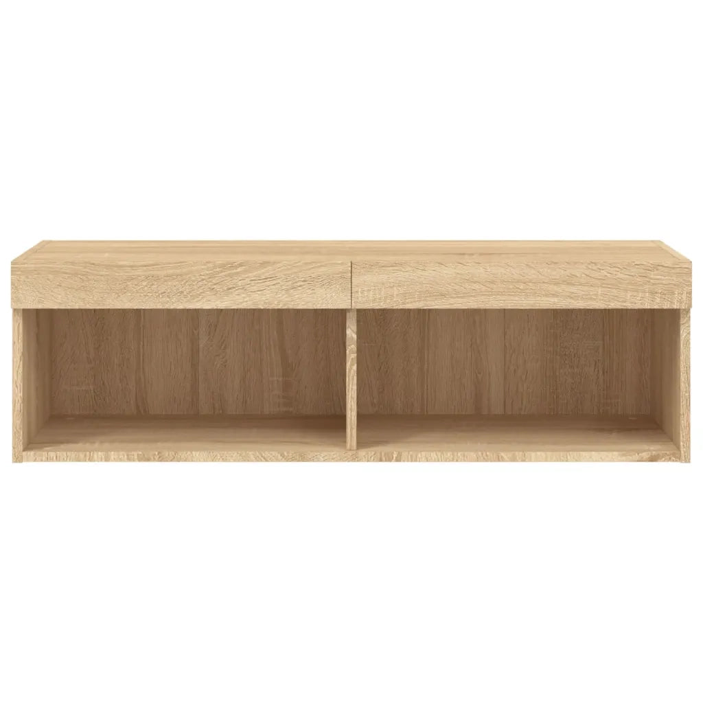 Mobile TV | Armadietto TV | Mobile Porta TV con Luci LED Rovere Sonoma 100x30x30 cm