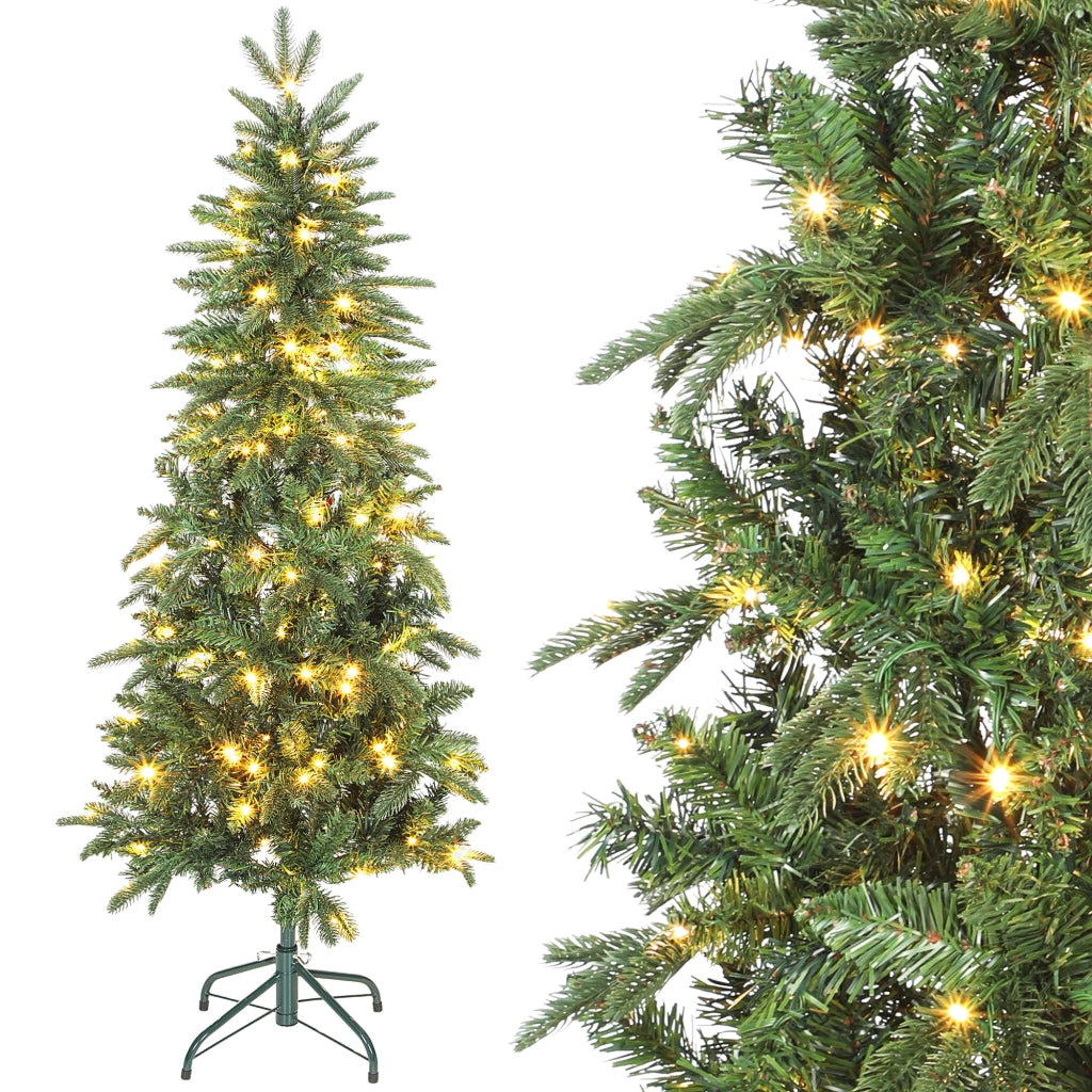 Albero di Natale Artificiale 150 cm ¨C Xylo ¨C Verde con 150 Luci LED 8 Modalit¨¤ 431 Rami