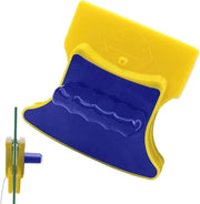 Pulitore Magnetico Bifacciale con Corda di Sicurezza - Pulitore per Vetri, Auto e Doccia