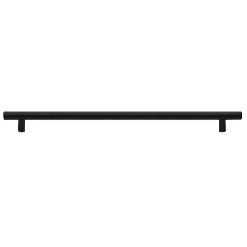Poignées d'armoire 5 pcs noir 480 mm acier inoxydable