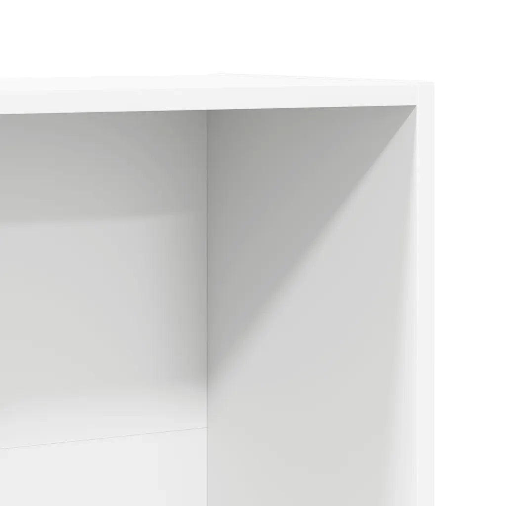 Libreria/Mobile TV Bianco 36x30x114 cm in Legno Multistrato cod mxl 33761