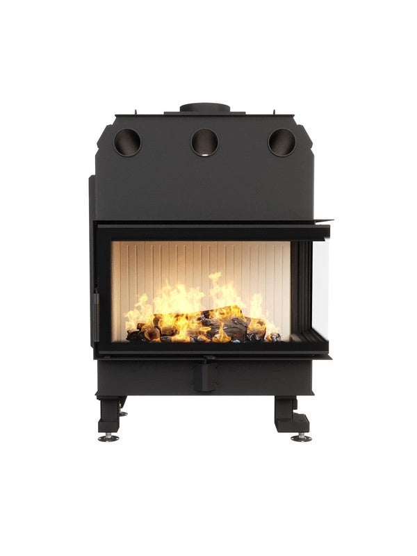 Caminetto ad angolo Inserto Apertura destra Energy 85x50x47 (17 kW) ECO