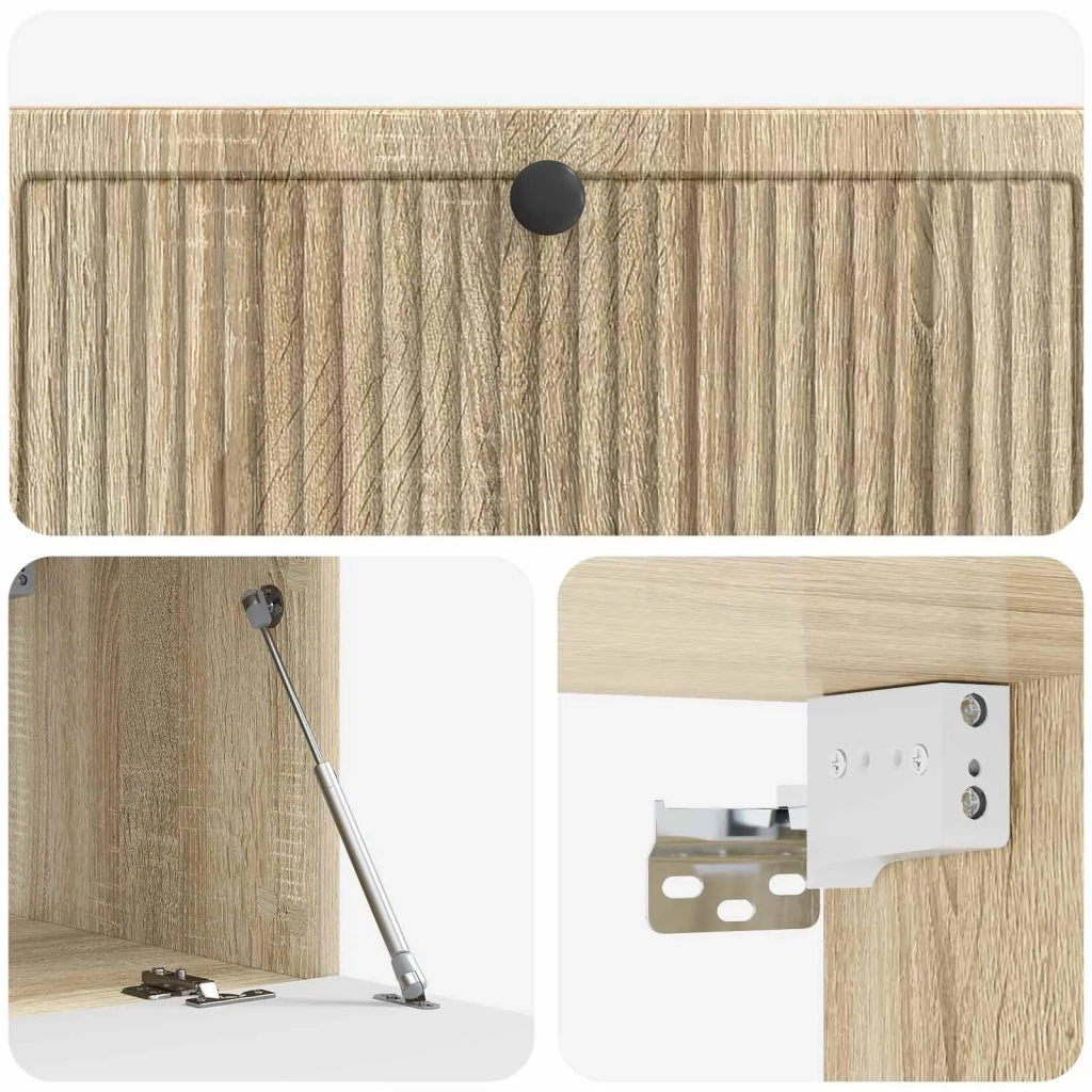 Mobile Porta TV da Muro Rovere Sonoma 98 x 41 x 30 cm 898017