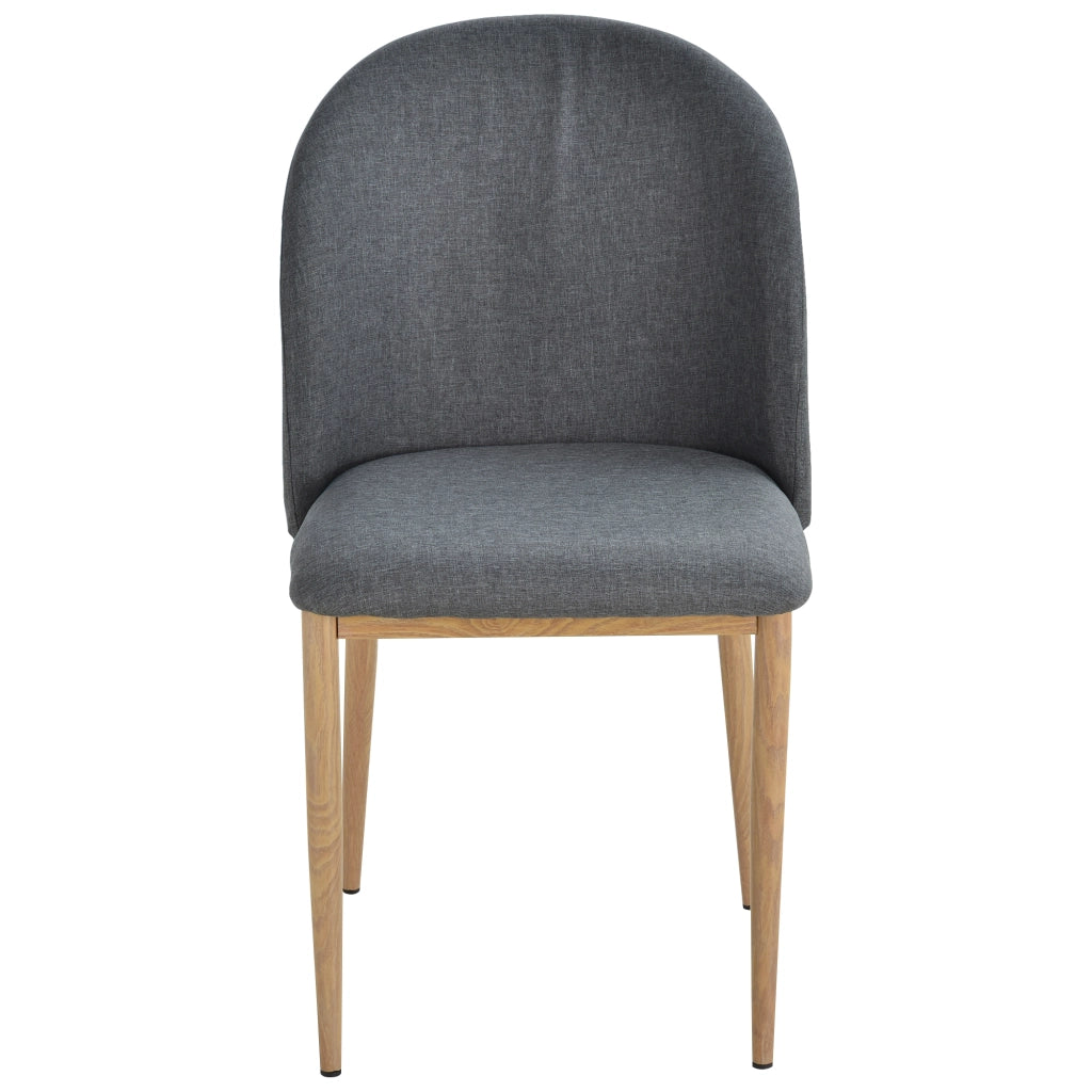 Sedia da Pranzo ¨C Zephmum ¨C Grigio, Metallo, 50x58x85 cm