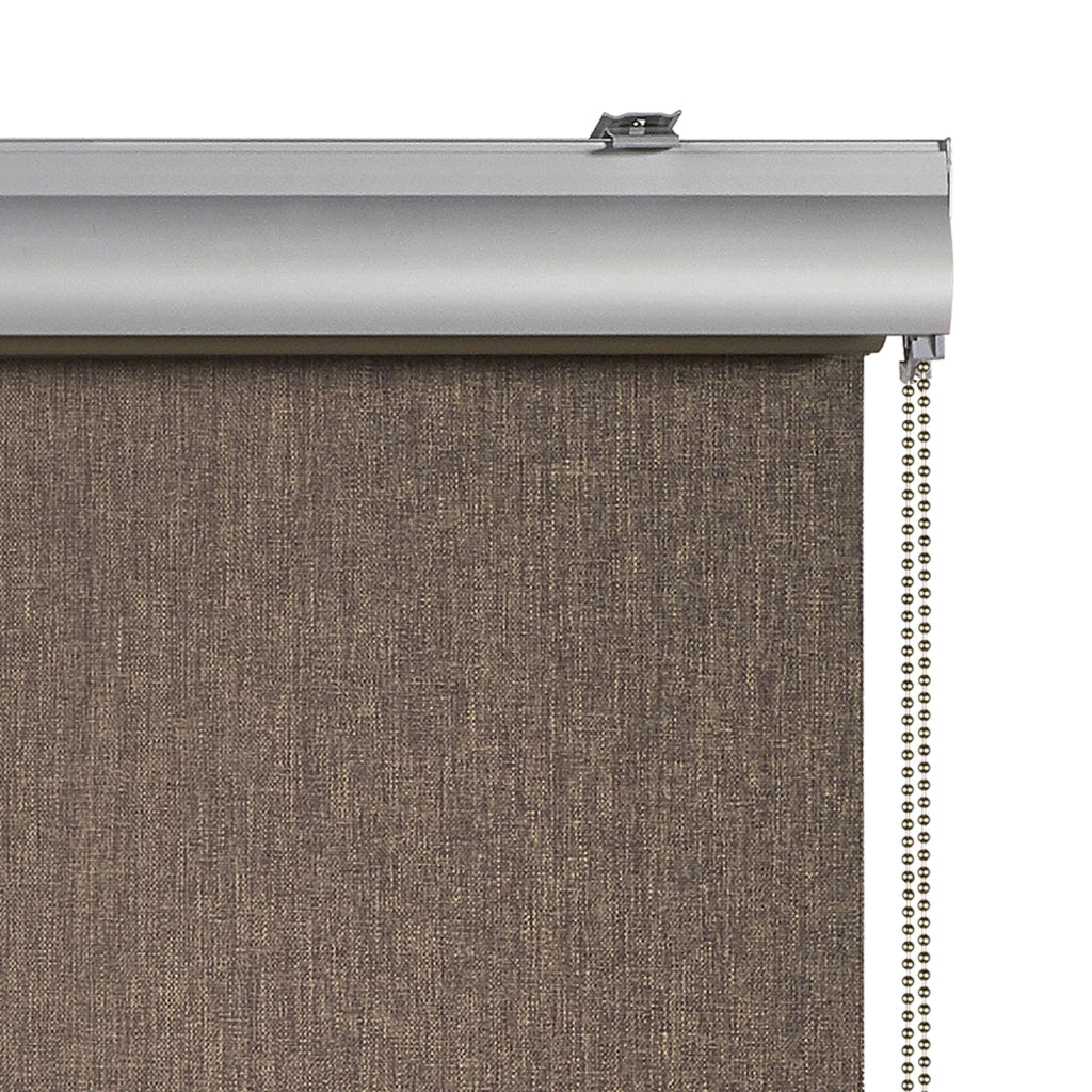 Tenda a rullo oscurante con Finiture Premium Marrone 100x250 cm