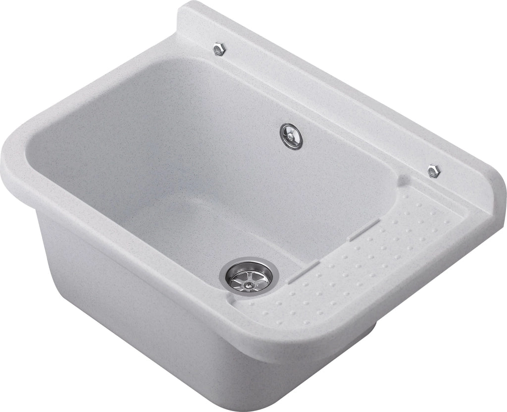 Lavatoio 60x34x21 cm in Polipropilene 17l Forlani Pilozzo 60 Marmorizzato