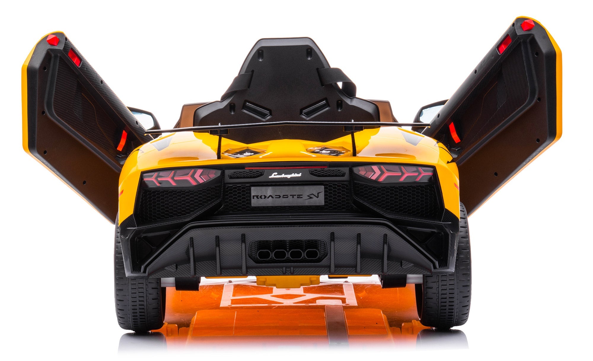 Macchina Elettrica per Bambini 12V con Licenza Lamborghini Aventador Gialla