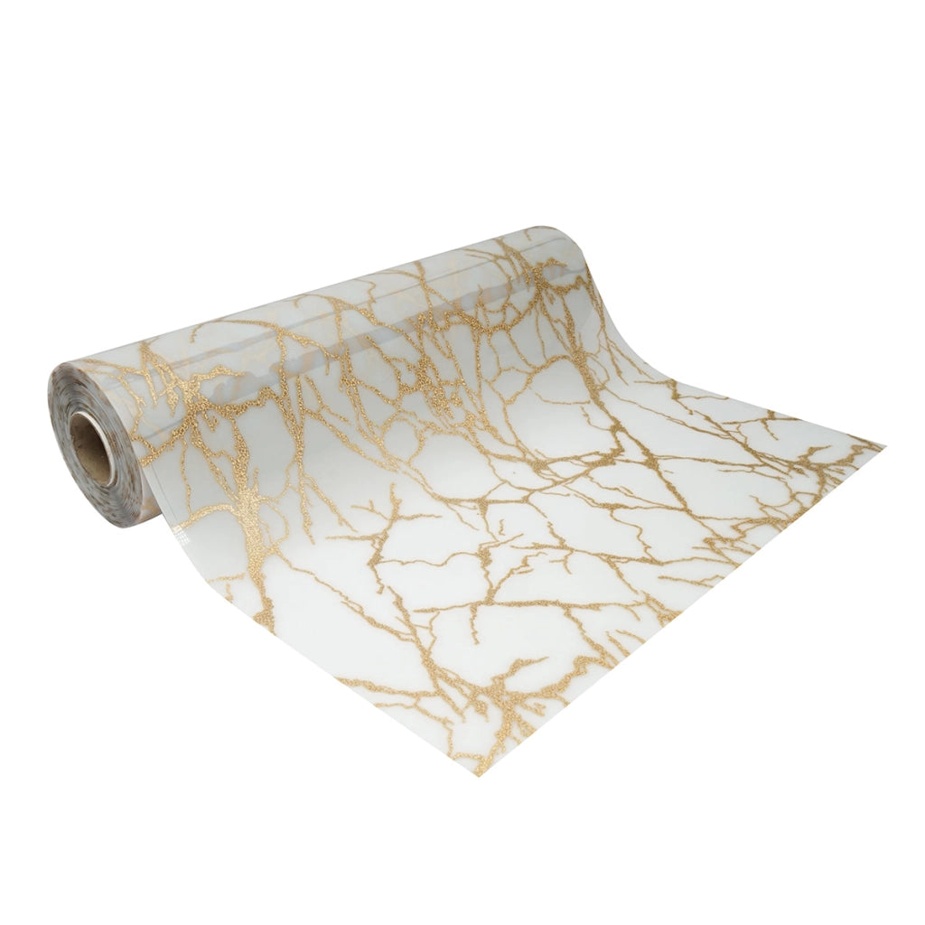 Rotolo pellicola protettiva per tavolo in PVC siliconato – modello marmo Materiale: PVC siliconato decorativo  Dimensioni rotolo: 0,80 × 20 m Breckner Germany