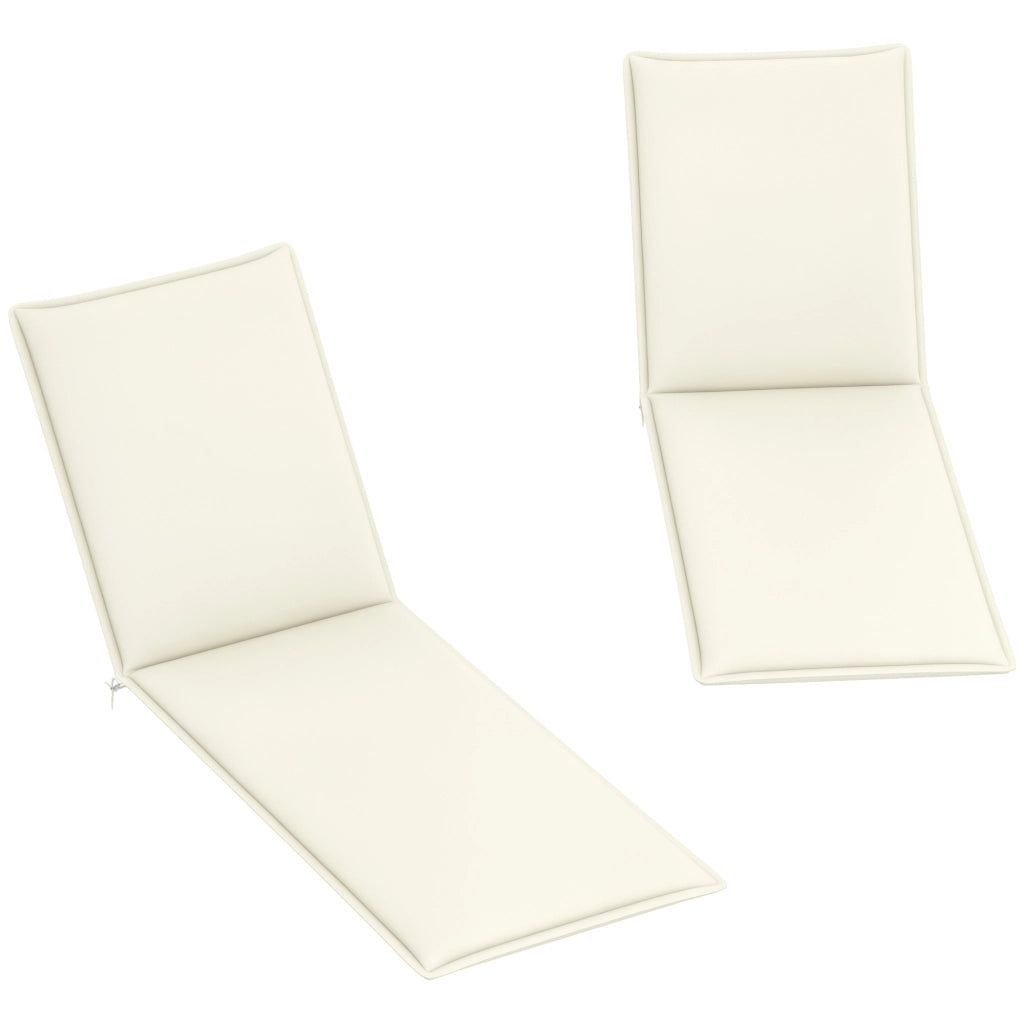 Cuscini per Divani da Giardino ¨C Zephmum ¨C 193x58x6 cm Crema
