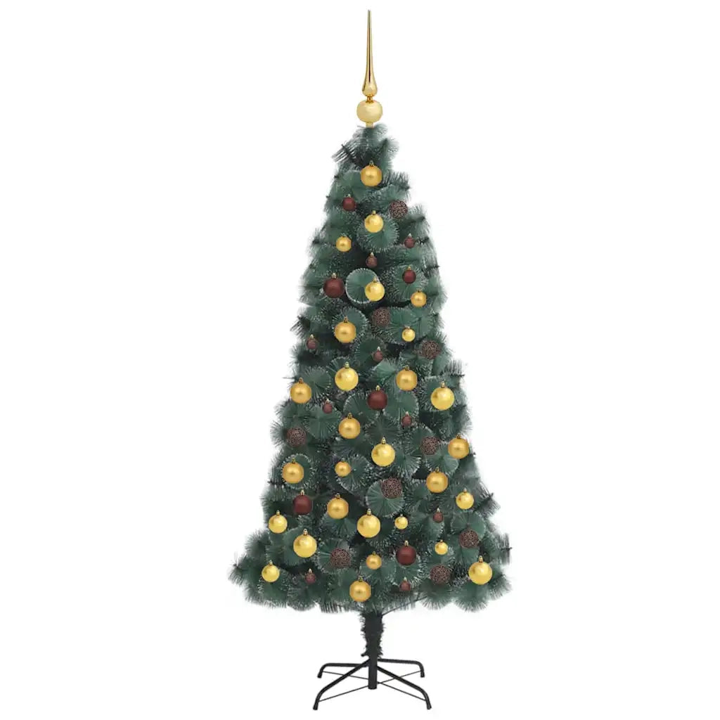 Albero di Natale artificiale pre-illuminato con set di palline 3396175