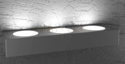 ECCENTRIC APPLIQUE 3 LUCI MONOEMISSIONE GRIGIO ANTRACITE 1156-A3-GA