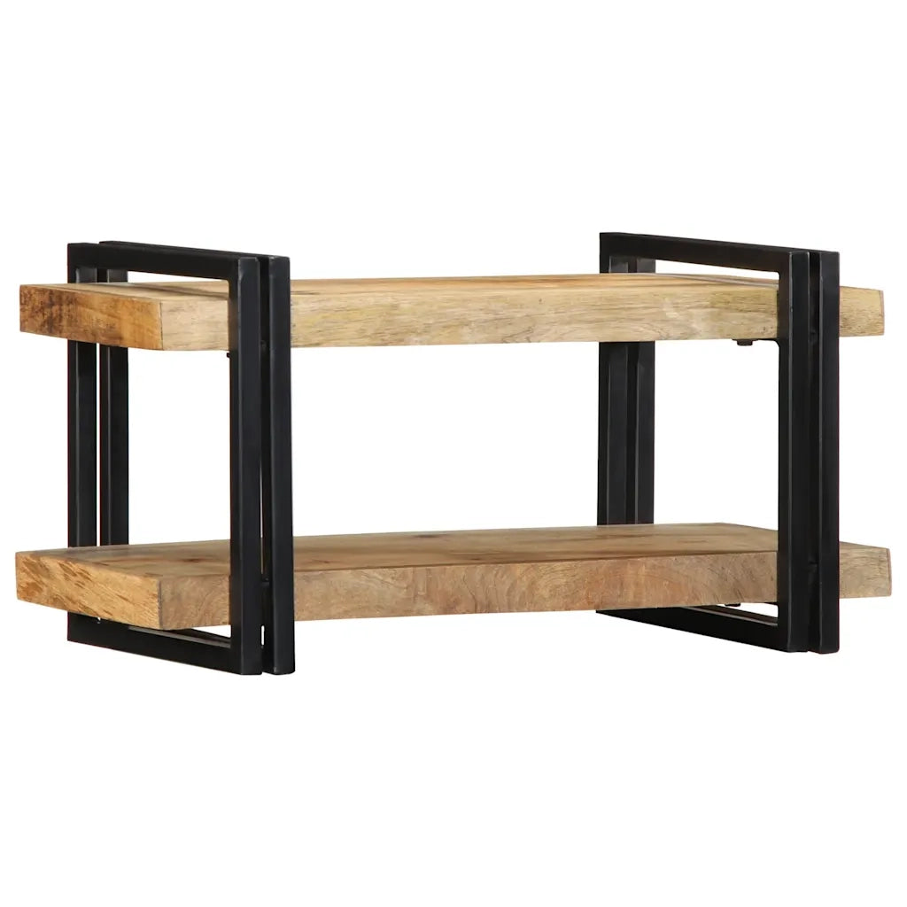 Mensola da Parete 70x33x35 cm in Legno Massello di Mango Grezzo 4017482