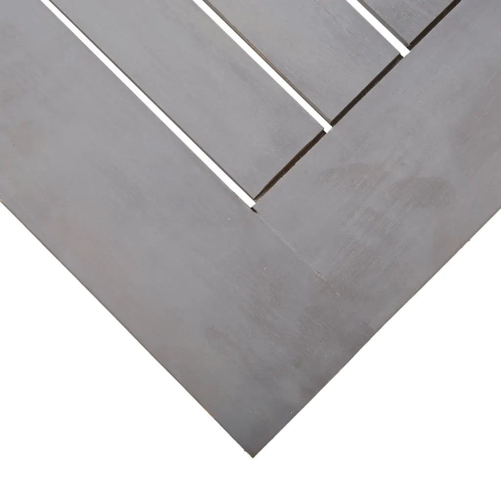 Set da Pranzo da Giardino 5 pz Grigio Legno Massello di Acacia 45940