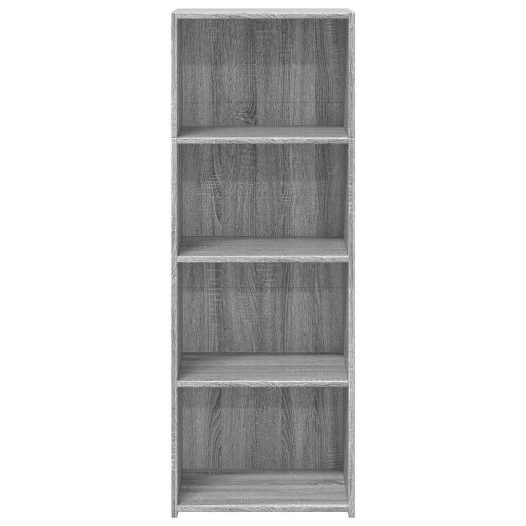 Buffet credenza cassettiera armadio mobile contenitore organizer cucina soggiorno salotto rovere Sonoma alto 45 x 41 x 124 cm legno ingegnerizzato grigio 02_0035365