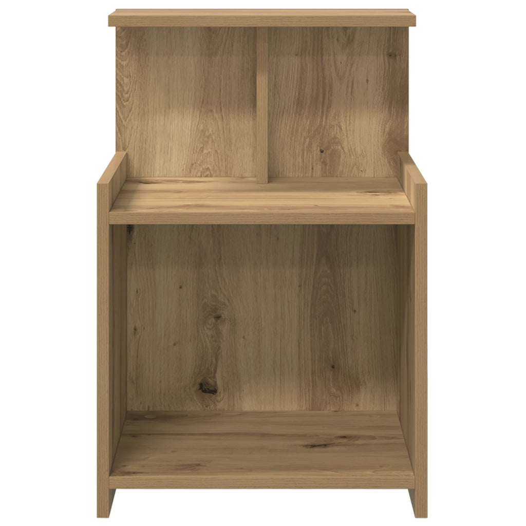 Comodino Rovere Artigianale 40x35x60 cm Legno Ing.