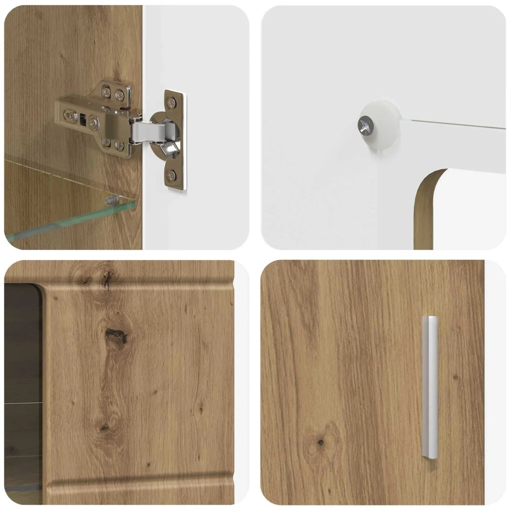 Credenza con porta FLORIN Rovere artigianale 55,5 x 29 x 100 cm 880260
