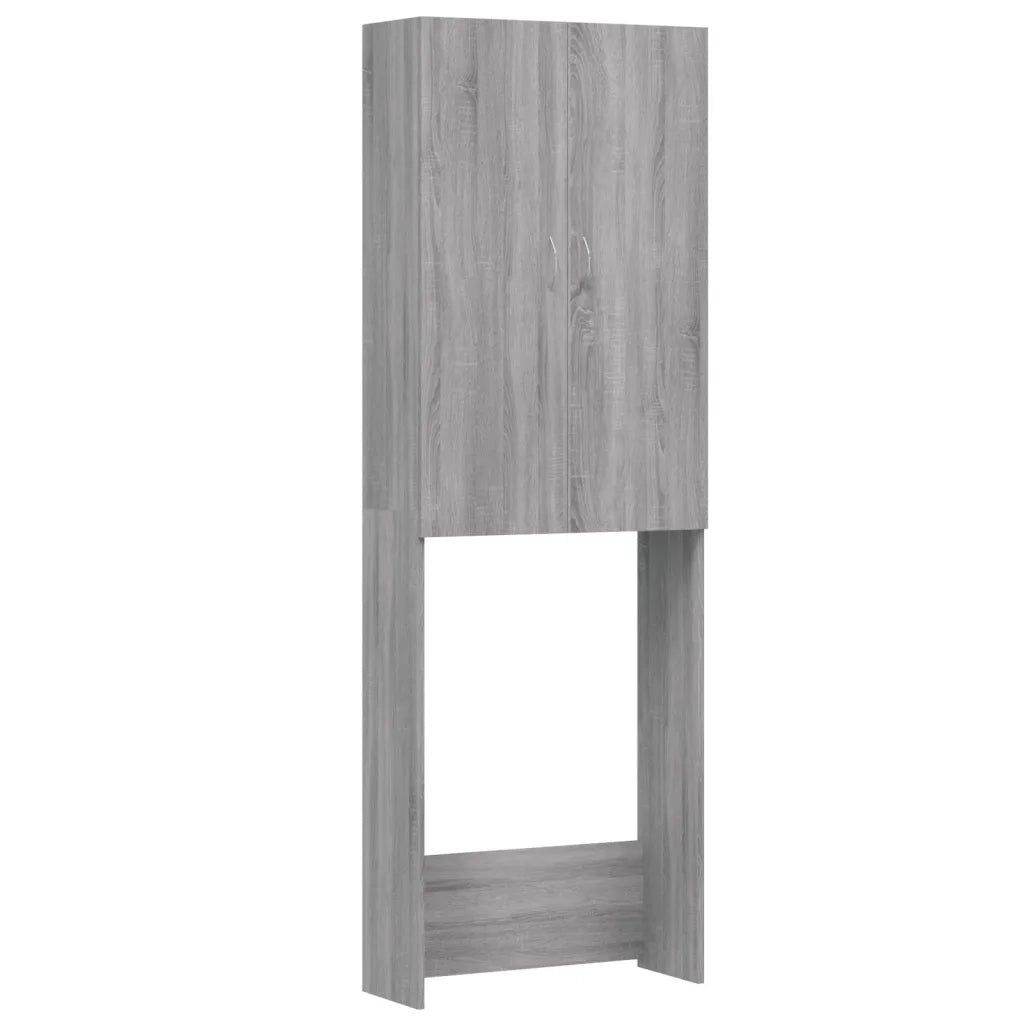 Mobile per Lavatrice Grigio Sonoma 64x25,5x190 cm CFW1866516