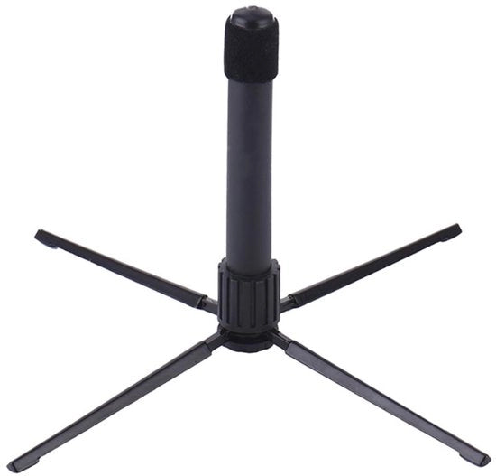 Supporto per strumenti portatile - Opaco - Metallico - Stabilità - Protezione - Leggero con cuscino di velluto - Sostegno per strumenti musicali