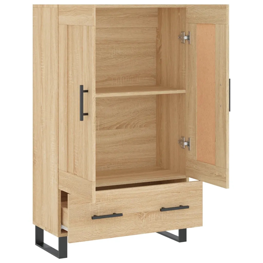 Credenza-Buffet-Armadio da cucina Rovere Sonoma 69,5x31x115 cm in Legno Multistrato 867873