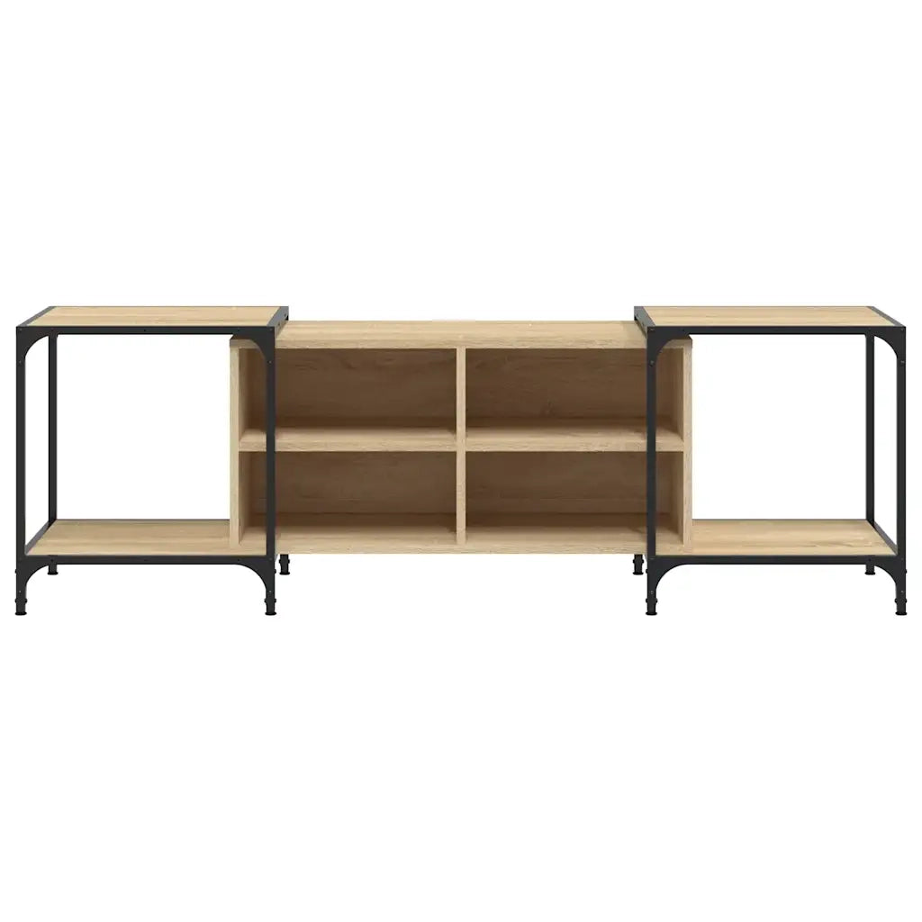 Mobile Porta TV Rovere Sonoma 155x37x50 cm in Legno Multistrato 837603